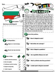 English Worksheet: RC Series_Level 01_Country Edition 18 Bulgaria (Fully Editable)