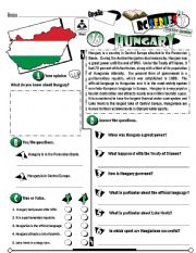 English Worksheet: RC Series_Level 01_Country Edition 16 Hungary (Fully Editable + Key)