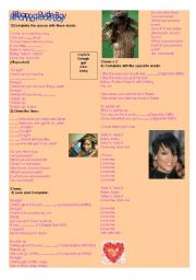 English Worksheet: Rude Boy by Rihanna