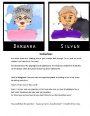 English Worksheet: Board game - Facial description 4/4