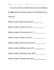English worksheet: More and Less 