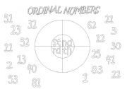 English Worksheet: ordinal numbers