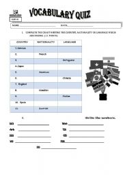 English worksheet: COMMON OBJECTS