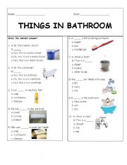 Things in Bathroom