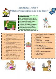 English Worksheet: speaking 