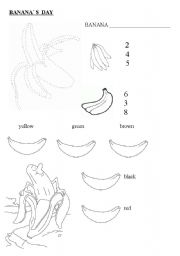 English worksheet: Bananas Day