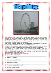 Postcard from London: the London Eye