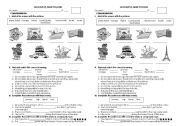 English Worksheet: holiday vocabulary