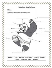 English Worksheet: Body