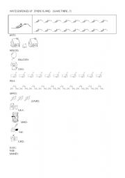 English Worksheet: there is/are