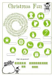 English Worksheet: Christmas vocabulary