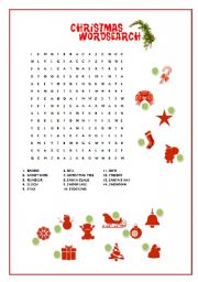 English Worksheet: Christmas vocabulary exercises