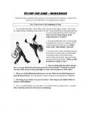 English Worksheet: Stomp Out Loud