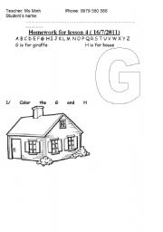 English Worksheet: vocabulary