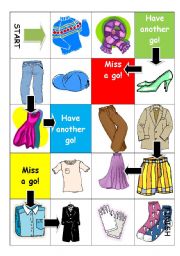 clothes board game