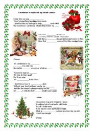 English Worksheet: A very romantic Christmas song by Sarah Connor :)