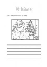 Christmas description and coloring