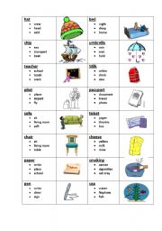 English Worksheet: Taboo 1 (1/8)