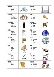 English Worksheet: Taboo 3 (3/8)