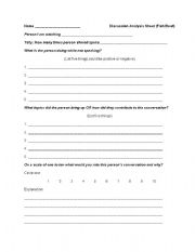 English worksheet: fish bowl