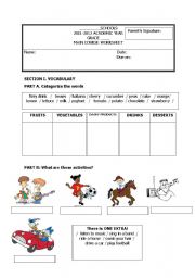 English Worksheet: Countable and Uncountable