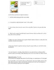 English worksheet: Charli.e St. Cloud Film Study Worksheet