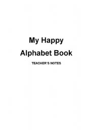 English Worksheet: My alphabet