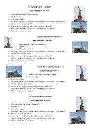 THE STATUE OF LIBERTY WEBQUEST