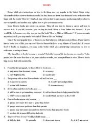 English Worksheet: Reading Comprehension