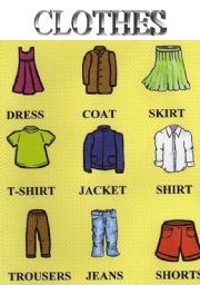 Clothes - ESL worksheet by zafer41