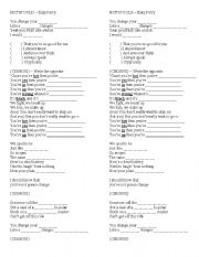 English Worksheet: Hotncold - Katy Perry song activity