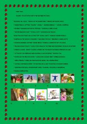 English Worksheet: Seasonal Activities PART 2