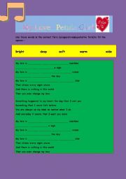 English Worksheet: a song with Comparatives&superlatives