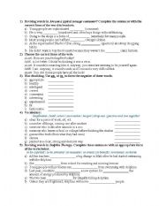 English Worksheet: General Advanced Practise