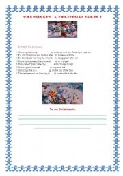 English Worksheet: The Smurfs: a christmas carol 3