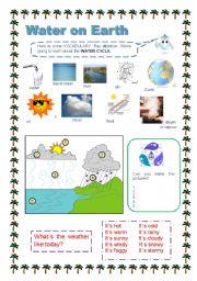 English Worksheet: Water on Earth