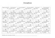 Homophone maze