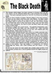 English Worksheet: The Black Death