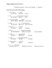 English Worksheet: Beginner English Grammar Practice