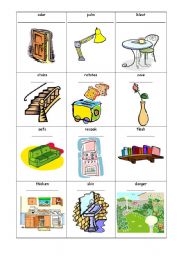 House Anagram Picture Puzzle Worksheet