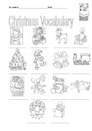 Christmas vocabulary