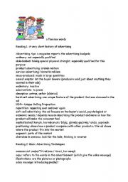 English Worksheet:  a few new words