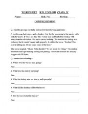 English Worksheet: Grammar