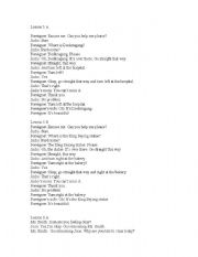 English Worksheet: 5th Grade Practice scripts