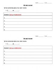 English worksheet: worksheet