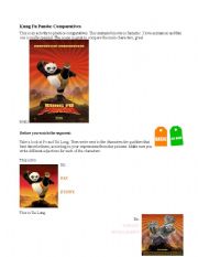 English worksheet: Movie related activities- Kungfupanda part 2