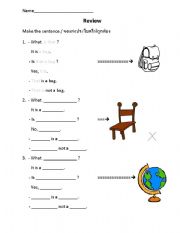 English Worksheet: This/That