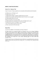 English Worksheet: Merry Christmas Mr. Bean