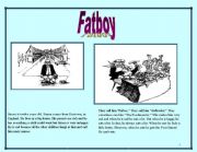 English Worksheet: Fatboy: A reading