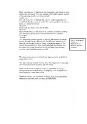 English Worksheet: the island